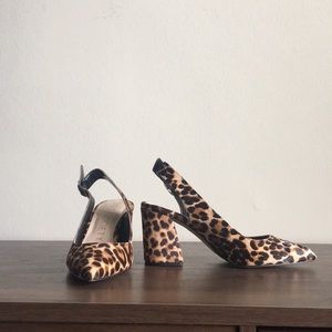 Sole Society Animal Print Heel